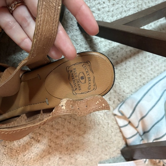 Lucky Brand Tan Platform Sandals - Picture 4 of 6